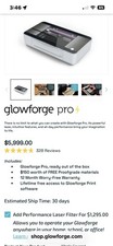 GlowForge Pro Laser Cutter &
